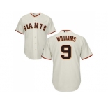 Youth San Francisco Giants #9 Matt Williams Cream Cool Base Stitched MLB Jersey