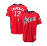 Youth Majestic St. Louis Cardinals #13 Matt Carpenter Game Red National League 2018 MLB All-Star MLB Jersey