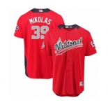 Youth Majestic St. Louis Cardinals #39 Miles Mikolas Game Red National League 2018 MLB All-Star MLB Jersey