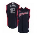 Youth St. Louis Cardinals #12 Paul DeJong Authentic Navy Blue National League 2019 Baseball All-Star Jersey