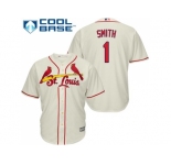 Youth St.Louis Cardinals #1 Ozzie Smith Cream Cool Base Stitched MLB Jersey