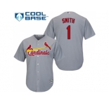 Youth St.Louis Cardinals #1 Ozzie Smith Grey Cool Base Stitched MLB Jersey