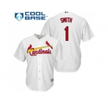 Youth St.Louis Cardinals #1 Ozzie Smith White Cool Base Stitched MLB Jersey