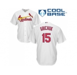 Youth St.Louis Cardinals #15 Randal Grichuk White Cool Base Stitched MLB Jersey