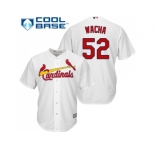 Youth St.Louis Cardinals #52 Michael Wacha White Cool Base Stitched MLB Jersey