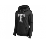 Women's Texas Rangers Platinum Collection Pullover Hoodie Black