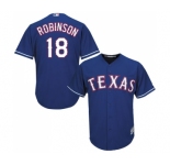 Youth Majestic Texas Rangers #18 Drew Robinson Replica Red Alternate Cool Base MLB Jersey