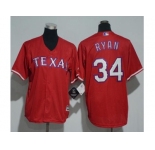 Youth Texas Rangers #34 Nolan Ryan Red Cool Base Stitched MLB Jersey