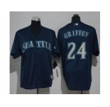 Youth Seattle Mariners #24 Ken Griffey Navy Blue Cool Base Stitched MLB Jersey