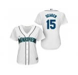 Women's Seattle Mariners #15 Kyle Seager White Home Stitched MLB Jersey
