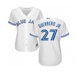 Women's Toronto Blue Jays #27 Vladimir Guerrero Jr. Authentic White Home Baseball Jersey