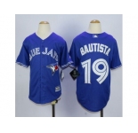 Youth Toronto Blue Jays #19 Jose Bautista Blue New Jerseys