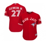 Youth Toronto Blue Jays #27 Vladimir Guerrero Jr. Authentic Scarlet Alternate Baseball Jersey