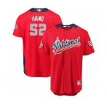 Youth Majestic San Diego Padres #52 Brad Hand Game Red National League 2018 MLB All-Star MLB Jersey