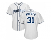Youth San Diego Padres #31 Dave Winfield White Cool Base Stitched MLB Jersey
