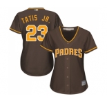 Women's San Diego Padres #23 Fernando Tatis Jr. Replica Brown Alternate Cool Base Baseball Jersey