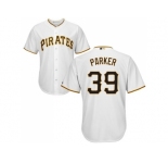 Youth Pittsburgh Pirates #39 Dave Parker White Cool Base Stitched MLB Jersey