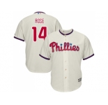 Youth Philadelphia Phillies #14 Pete Rose Cream Cool Base Stitched MLB Jersey