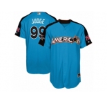 Youth Majestic New York Yankees #99 Aaron Judge Replica Blue American League 2017 MLB All-Star MLB Jersey