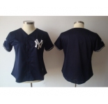 women mlb jerseys new york yankees blank dk.blue