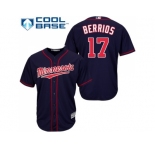 Youth Minnesota Twins #17 Jose Berrios Navy blue Cool Base Stitched MLB Jersey