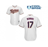 Youth Minnesota Twins #17 Jose Berrios White Cool Base Stitched MLB Jersey