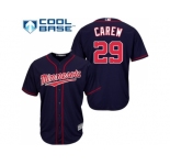 Youth Minnesota Twins #29 Rod Carew Navy blue Cool Base Stitched MLB Jersey