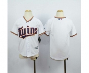 youth mlb jerseys minnesota twins blank white