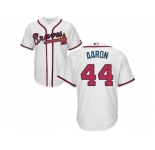 Youth Atlanta Braves #44 Hank Aaron White Cool Base Stitched MLB Jersey