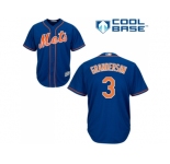 Youth New York Mets #3 Curtis Granderson Blue Cool Base Stitched MLB Jersey