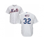 Youth New York Mets #32 Steven Matz White(Blue Strip) Cool Base Stitched MLB Jersey