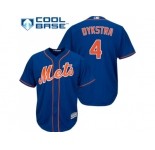 Youth New York Mets #4 Lenny Dykstra Blue Cool Base Stitched MLB Jersey