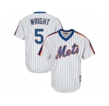 Youth New York Mets #5 David Wright White(Blue Strip) Alternate Cool Base Stitched MLB Jersey