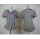 women mlb jerseys new york mets blank grey