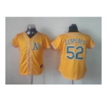 women mlb jerseys oakland athletics #52 yoenis cespedes yellow