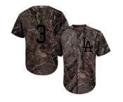 Youth Los Angeles Dodgers #3 Chris Taylor Camo Realtree Collection Cool Base Stitched MLB Jersey