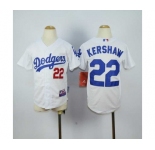 youth mlb jerseys los angeles dodgers #22 kershaw white