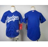 youth mlb jerseys los angeles dodgers blank blue