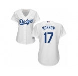 Women's Majestic Los Angeles Dodgers #17 Brandon Morrow Replica White Home Cool Base MLB Jersey