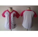 women mlb detroit tigers blank white pink[2012]
