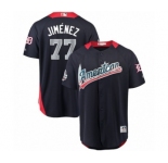 Youth Majestic Detroit Tigers #77 Joe Jimenez Game Navy Blue American League 2018 MLB All-Star MLB Jersey