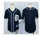 youth mlb jerseys detroit tigers blank blue