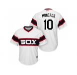 Youth Chicago White Sox #10 Yoan Moncada White Alternate Home Cool Base Stitched MLB Jersey