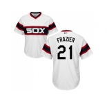Youth Chicago White Sox #21 Todd Frazier White Alternate Home Cool Base Stitched MLB Jersey