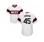 Youth Chicago White Sox #45 Michael Jordan White Alternate Home Cool Base Stitched MLB Jersey
