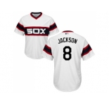 Youth Chicago White Sox #8 Bo Jackson White Alternate Home Cool Base Stitched MLB Jersey