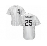 Youth Majestic Chicago White Sox #25 James Shields Replica White Home Cool Base MLB Jersey