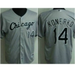 youth mlb chicago white sox #14 konerko grey