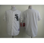 youth mlb jerseys chicago white sox blank white(grey strip)