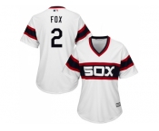 Women's Chicago White Sox #2 Nellie Fox White Alternate Home Stitched MLB Jersey